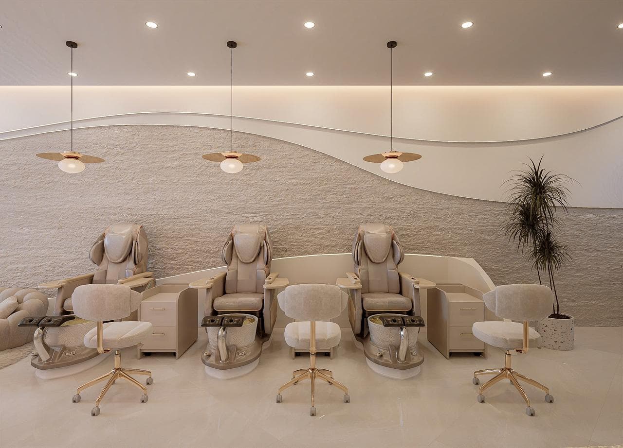 Luxury pedicure chairs — Moon Nail Spa