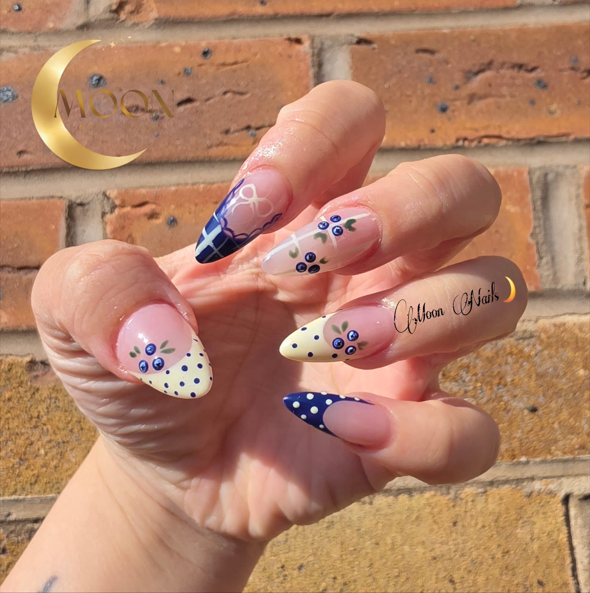 Moon Nails — nail art design 2