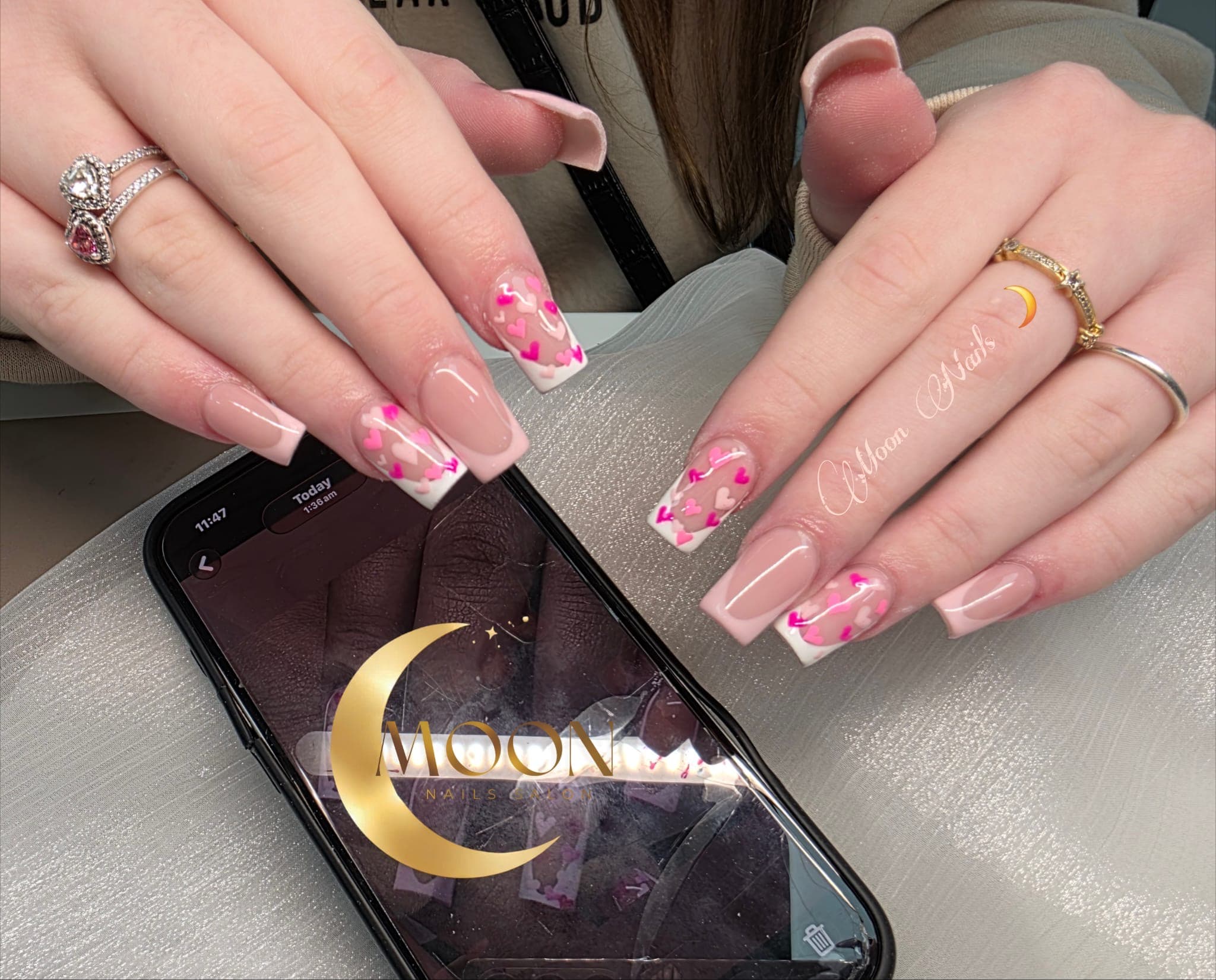 Moon Nails — nail art design 5